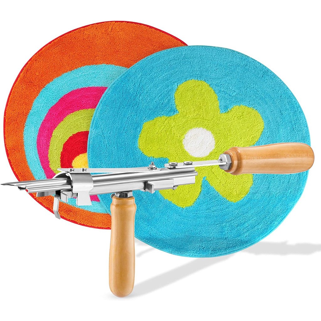 Speed Tufting Knitting Machine Adjustable Manual Tufting Carpet Tools for Household Handmade Carpet