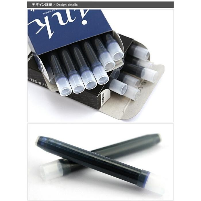 

Pilot Kakuno Ink Cartridge Refill Gel Tinta Isi Ulang Set 12 IRF-12S