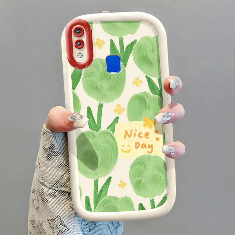 Casing Hp untuk VIVO Y91 Y91i Y93 Y95 Y91C Y1S Y90 Case Casing HP Softcase Puff Kasing ponsel Drop s