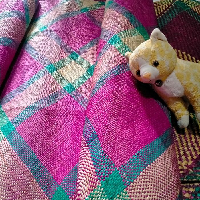 TIKAR ANYAMAN RUMPUT MENDONG ASLI KHAS JAWA LAMPIT KLASA TRADISIONAL