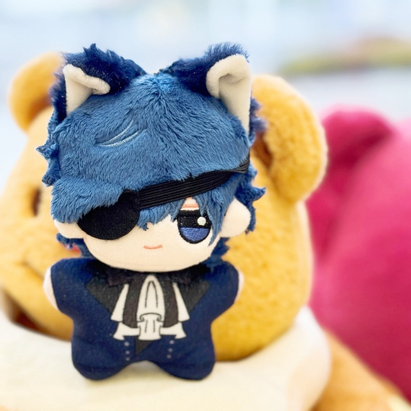 Black Butler Plush Pendant Toy Sebastian Michaelis Ciel Phantomhive Stuffed Cotton Doll Soft Figure