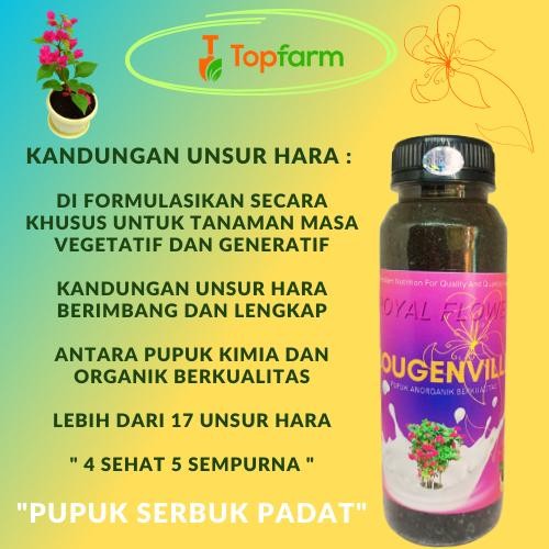 ADA Pupuk Bunga / Pupuk Bunga Bougenville / Pupuk Royal Flower 250 GR / Pupuk Bunga Bogenvil /