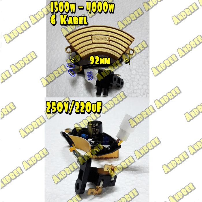 ] AVR Genset Generator EC 2500 1500w 2500w 4000w GX160 GX200 GX220