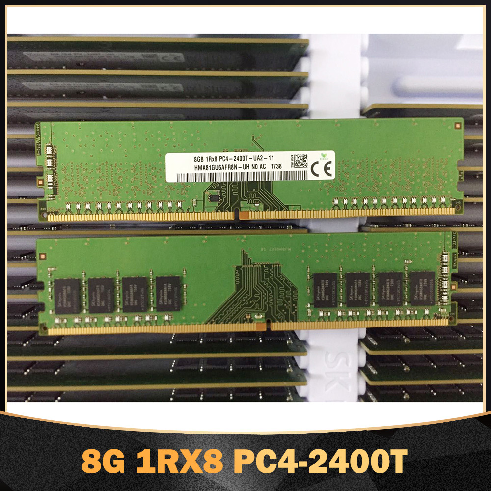 1PCS 8GB 8G 1RX8 PC4-2400T DDR4 2400MHZ ECC RAM For SK Hynix Memory XGYVC