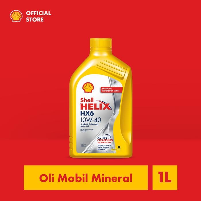 Oli Mesin Mobil Shell Helix Hx6 10W-40 (1L)