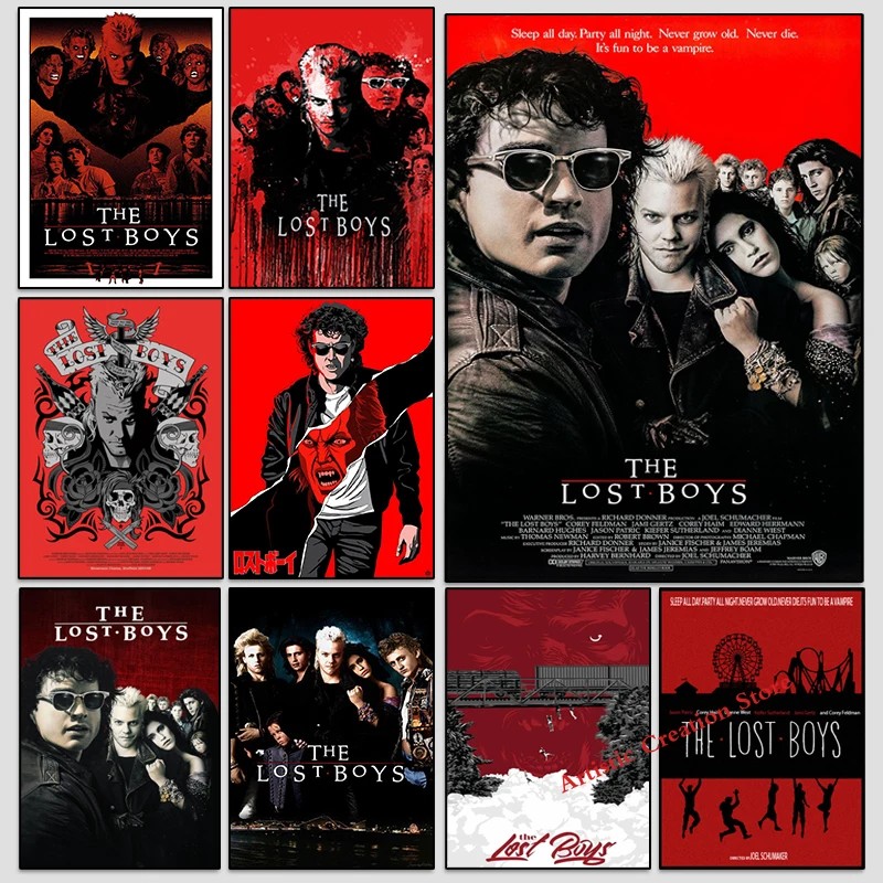 Lost Boys Classic Movie Print Art Canvas Poster Wall Decor For Living Room Home Decoration Picture