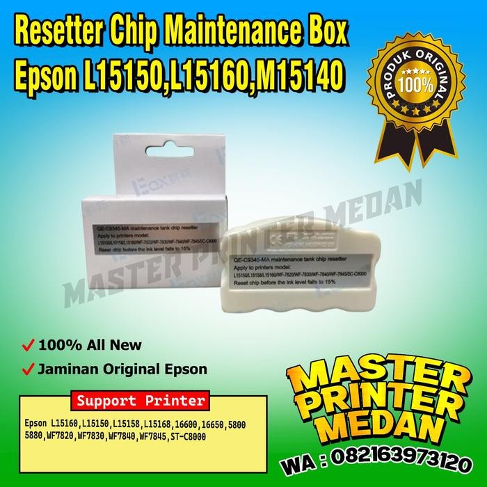 populer] Resetter Chip Maintenance Box Epson L15150 L15160 M15140
