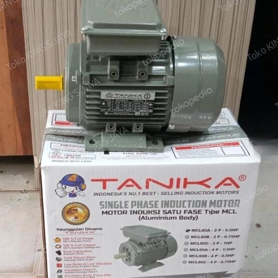 #####] Dinamo Elektromotor 0.5 HP Putaran Cepat 1 phase TANIKA