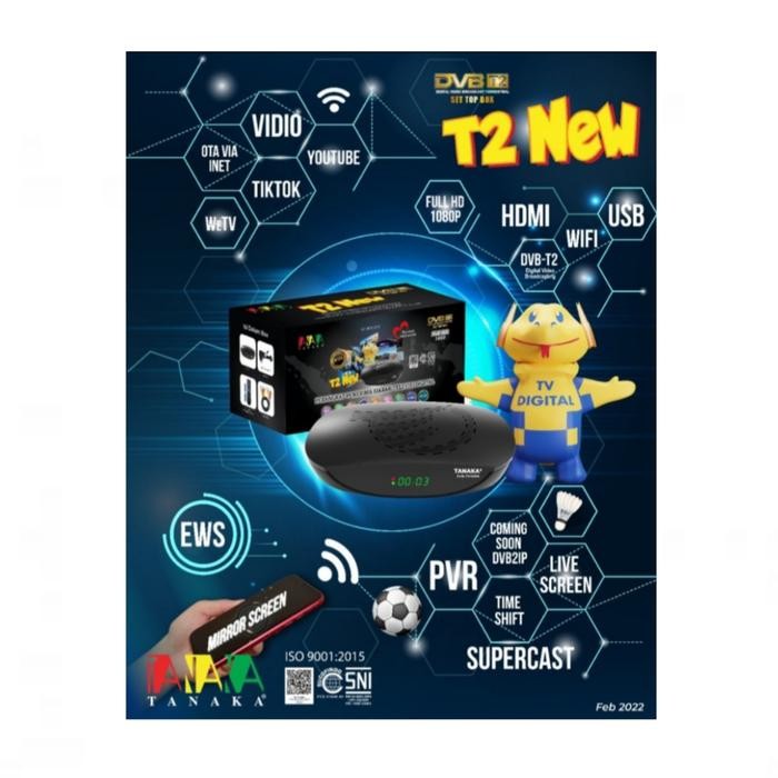 Project - Stb Dvb Set Top Box Tv Digital Tanaka T2 Tanaka New Produk