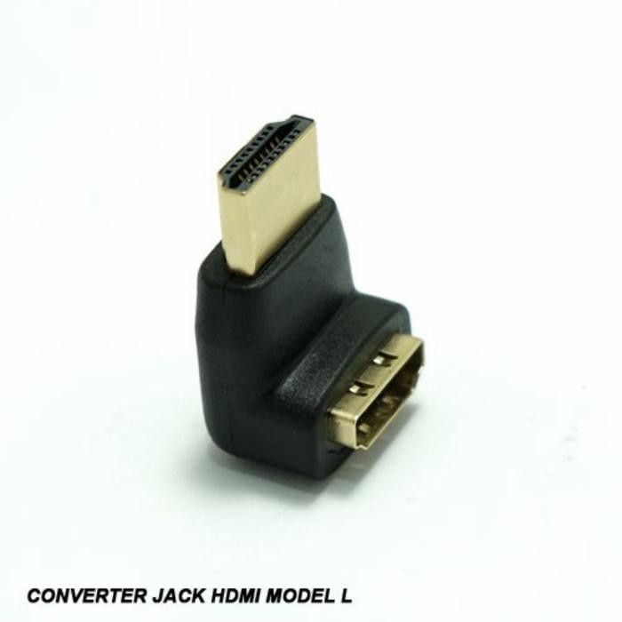 Jack Converter Hdmi To Hdmi Model L Male To Female Buat Tv