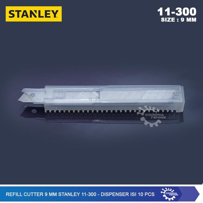 

Refill Cutter 9 Mm Stanley 11-300 - Dispenser Isi 10 Pcs