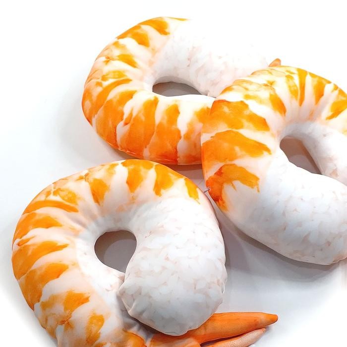Bantal Leher Udang Ebi Sashimi Penggemar Makanan Jepang