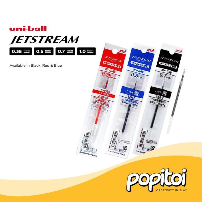 

FLASH SALE UNIBALL SXR REFILL 0.38 0.5 0.7 1.0 MM ISI ULANG PULPEN JETSTREAM SINGLE PEN UNI BOLPEN
