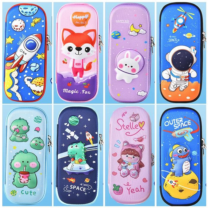 

Tempat pensil / Pencil Case / Kotak Pensil 3D Timbul