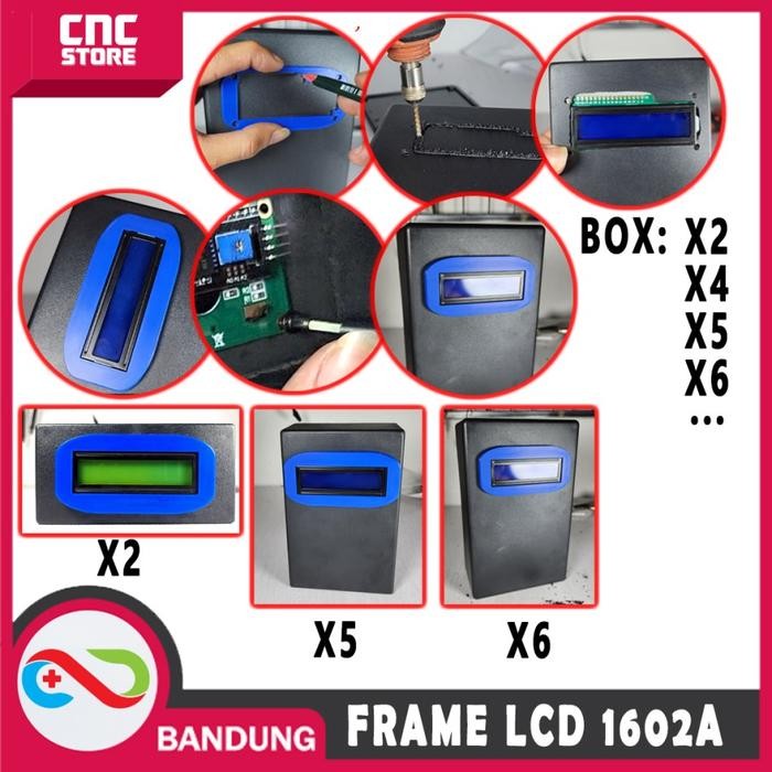1602 16 X 2 LCD FRAME AKRILIK CASE LCD HIJAU