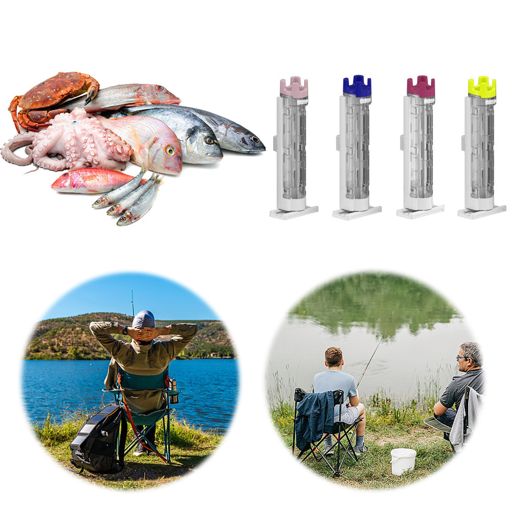 Fishing Rod Holder Adjustable Fishing Box Rod Stand Movable Base Fishing Rod Stand Fishing Rod Barre