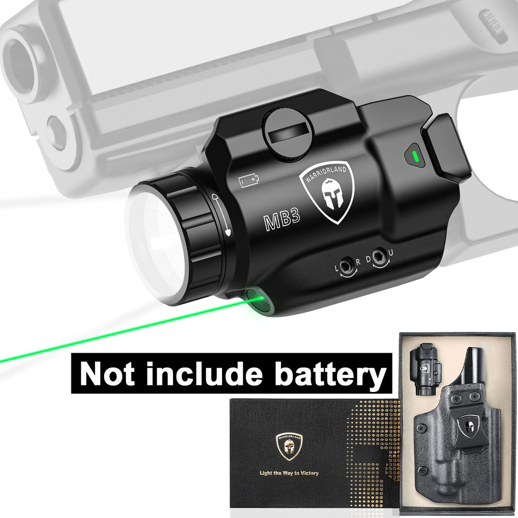 Fit Glock17/19 Gen 3-5,Glock22/23/31/32 Gen 3-4,Glock19X/44/45,Not Provide Battery,Compact Tactical 