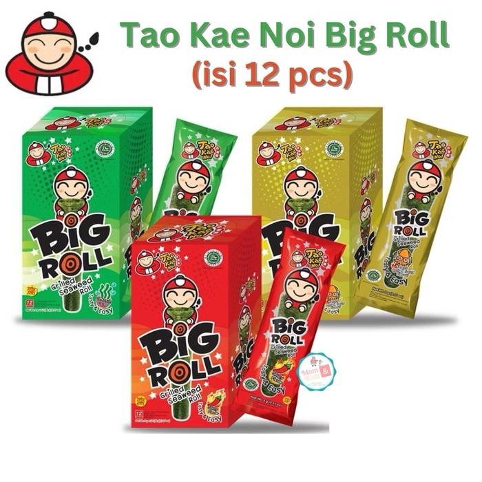 

TAO KAE NOI Big Roll Grilled Seaweed Roll (isi 12 pcs) Rumput Laut Nori Snack Cemilan Anak 1TH+ best