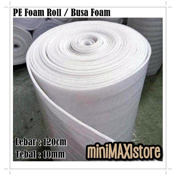 READY PE FOAM ROLL / UNDERLAYER FOAM / BUSA FOAM LEBAR 120CM TEBAL 10MM