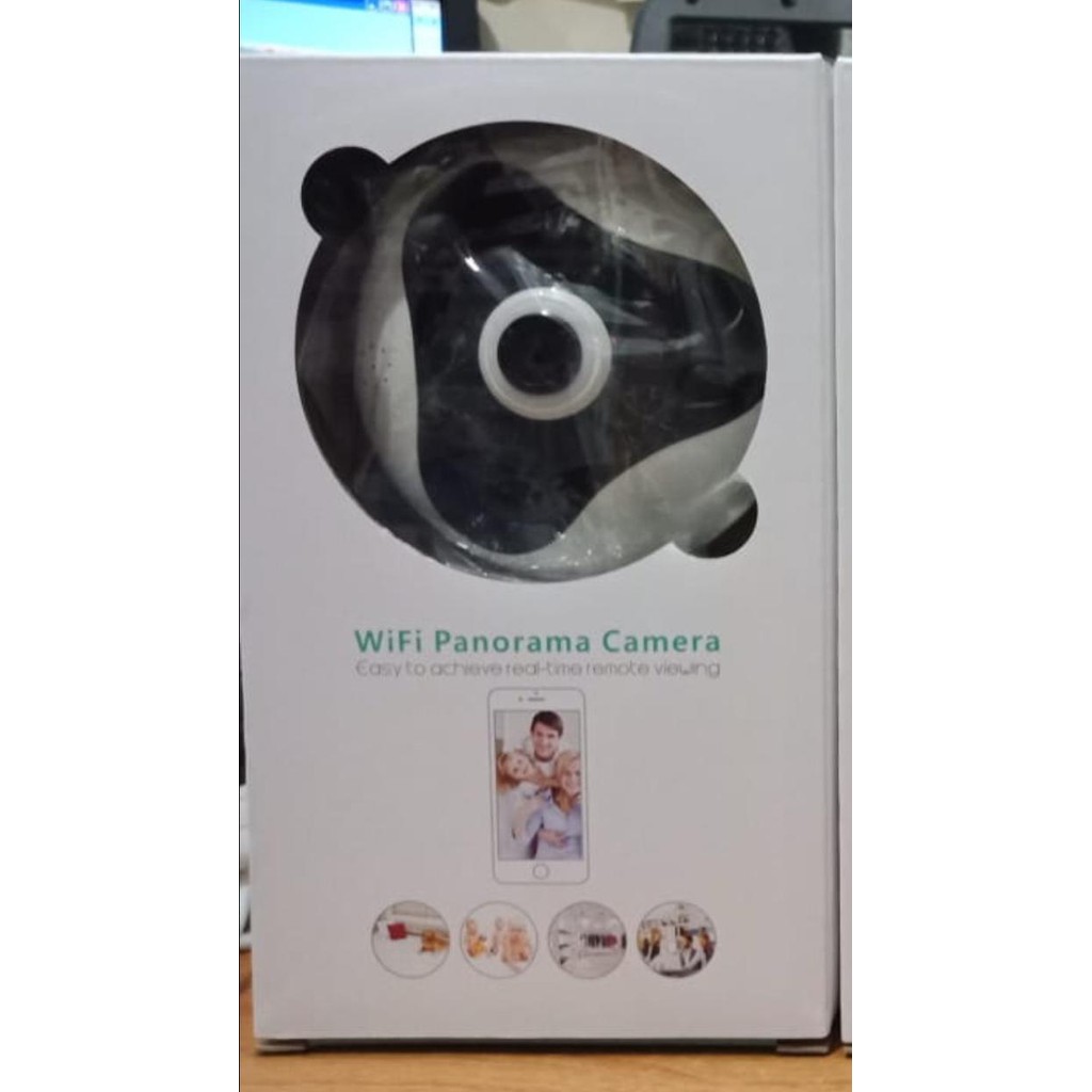 Cctv Wifi Panorama Camera Fisheye 360 Lensa 3Mp Gratis Ongkir