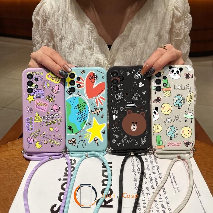 (Expert) Sling Case Macaron Softcase Tali Samsung A33 A13 A73 A53 A23