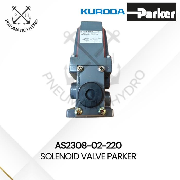 Populer Selenoid Valve Pneumatic Parker Kuroda As2308-03-220