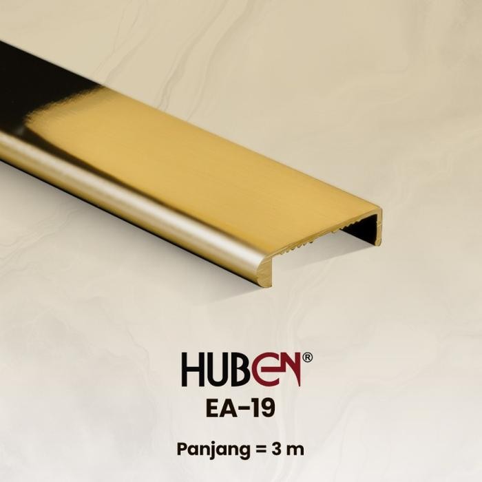 EDGING ALUMINIUM HUBEN EA 19 GOLD MIRROR