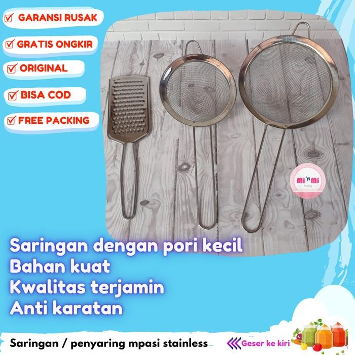 JTTOP" PERALATAN PERLENGKAPAN ALAT SARINGAN PENYARING MPASI BAYI KOPI TEH MINYAK GORENG TEPUNG
