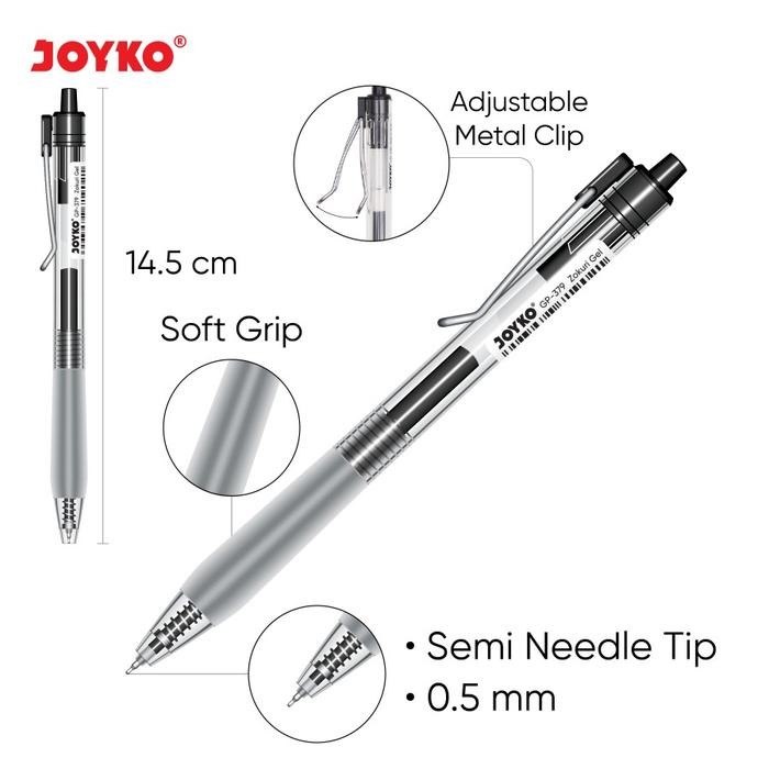 

Gel Pen Pulpen Pena Joyko GP-379 Zokuri Gel 0.5 mm
