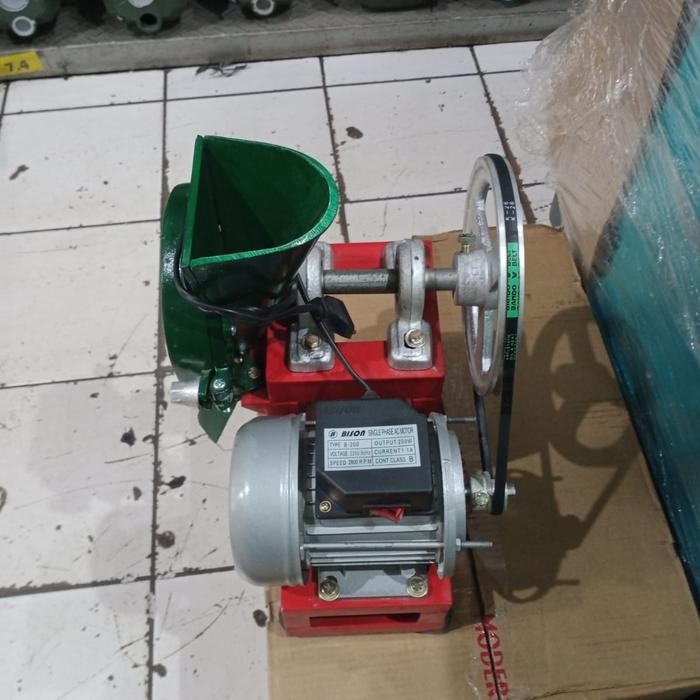 Mesin Pengiris Perajang Pemotong Bawang Iris Bawang Listrik 125 Watt