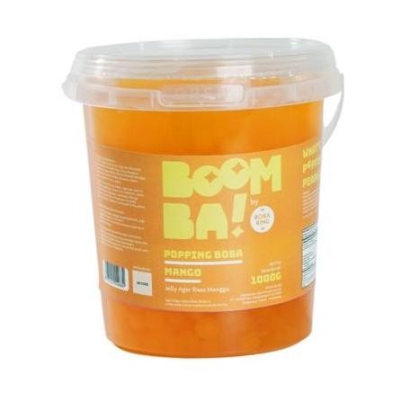 

1 Kg Boomba Mango Popping Boba By Bobaking Gratis Ongkir