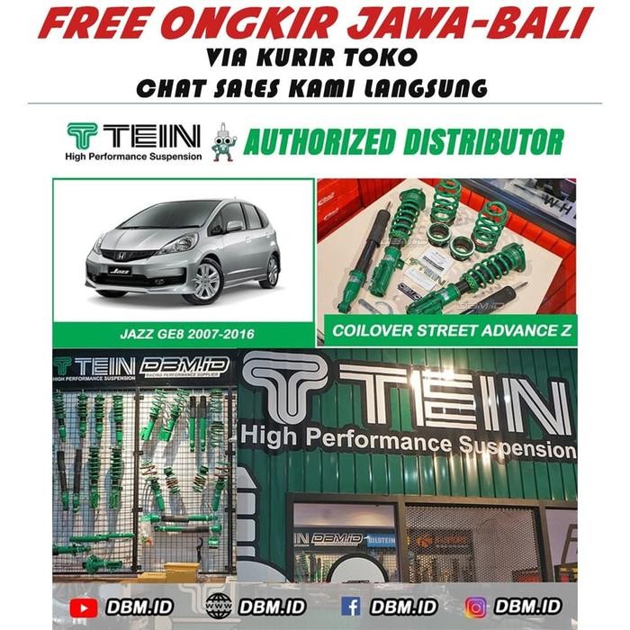 New Tein Coilover Street Advance Z Jazz Ge8 Brio Mobilio Brv Termurah