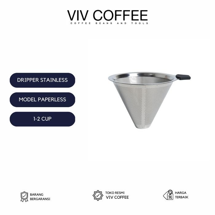 V60 Dripper Stainless Steel