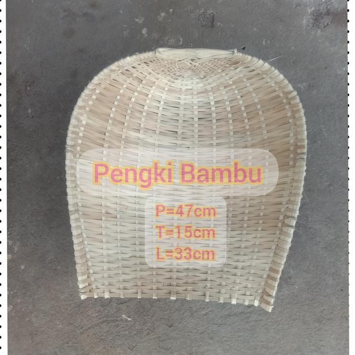 PREMIUM Pengki Bambu,Pengki anyaman bambu