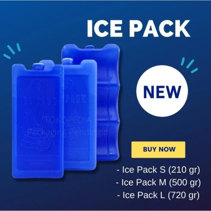 PREMIUM Ice Pack / Ice Gel / Gabag Ice Gel / Blue Ice Pack / Ice Gel Lembaran / Gel Asi / Ice Gel