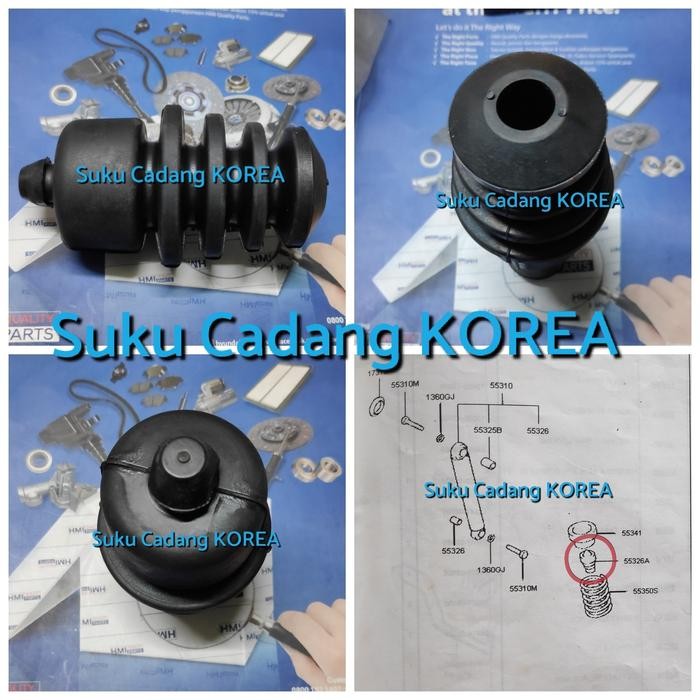 PREMIUM Bumper Rubber Karet Peredam Spiral Per Roda Belakang Atoz Visto