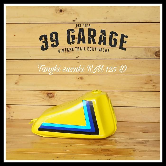 PREMIUM tengki trail klasik tangki trail jadul trail tua model suzuki rm 125 d