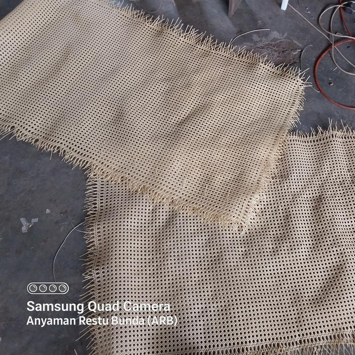 PREMIUM anyaman rotan sintetis / bunga tanjung / webbing synthetic 40x230 cm