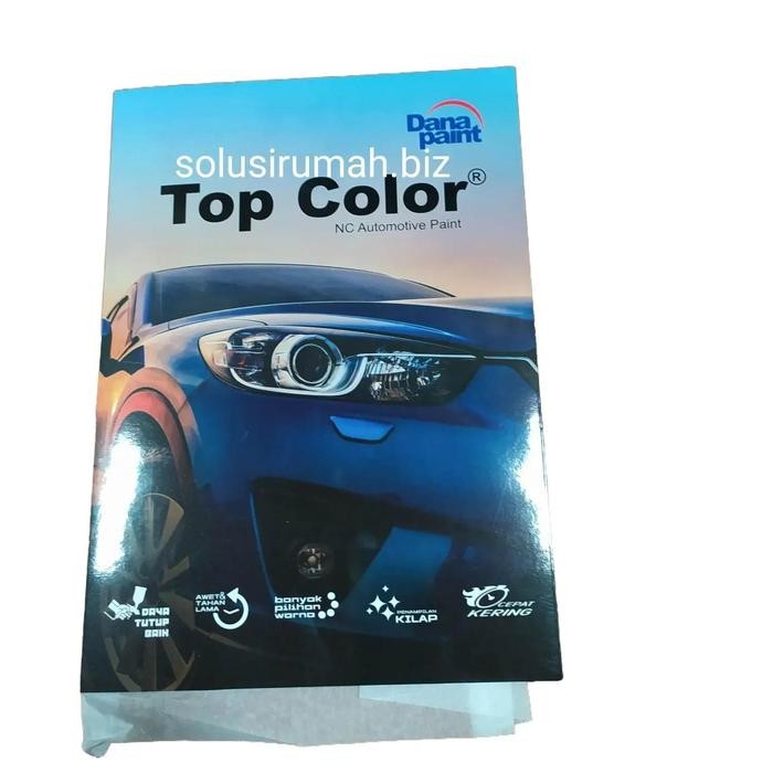PREMIUM KATALOG CAT TOP COLOR DANAPAINT LEMBARAN NC AUTOMOTIVE PAINT TOPCOLOR kartu warna color card