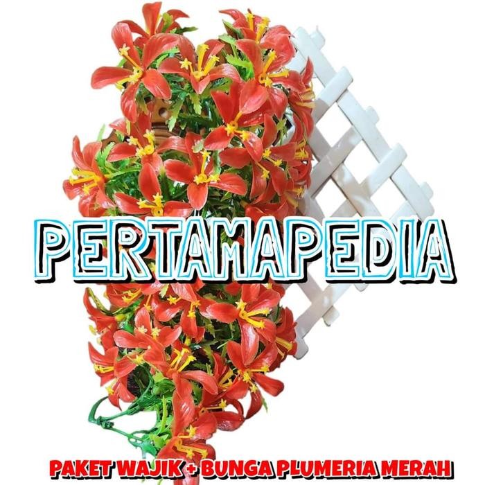 PREMIUM Paket Bunga Plastik/ Daun Rambat Plastik / Rumput Plastik