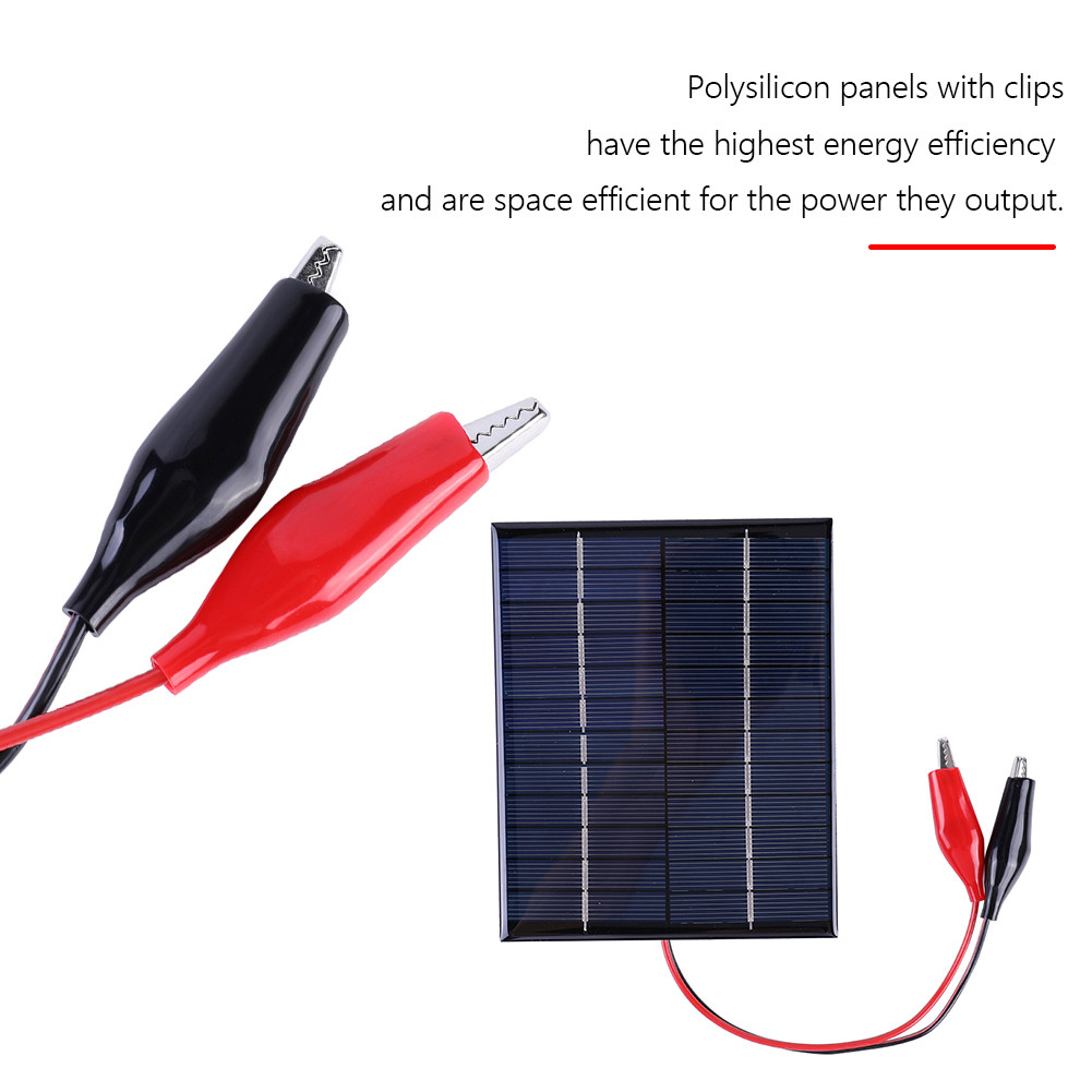 5W 12V Solar Cell Waterproof Solar Charging Panel Diy Polysilicon Solar Epoxy Cell Charger For Lamp
