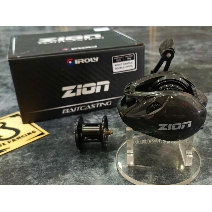 Reel Iroly Zion Baitcasting Double Spool Handle Kanan Dan Kiri Saltwater