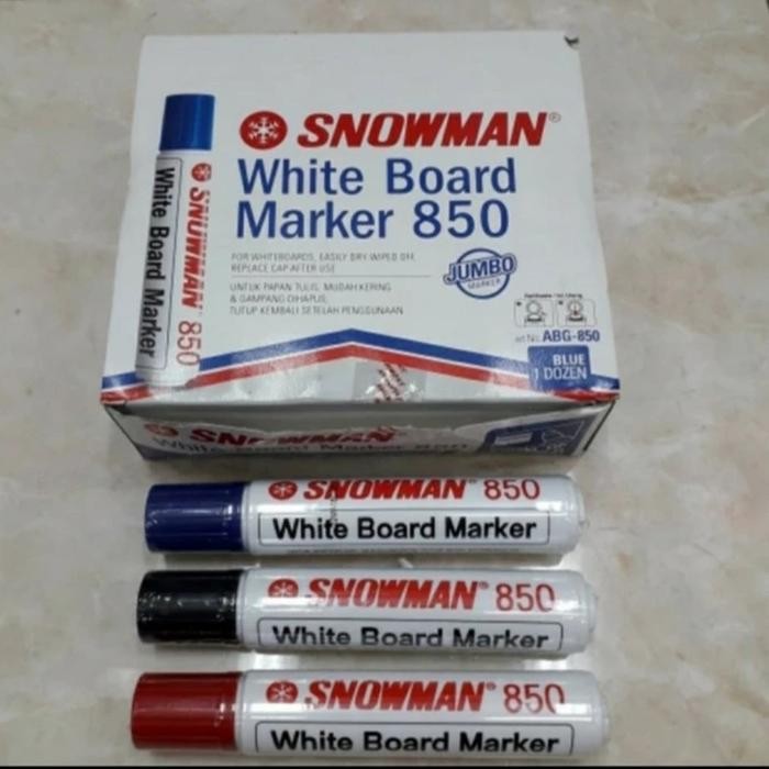 

Spidol Snowman White Board Jumbo - 850