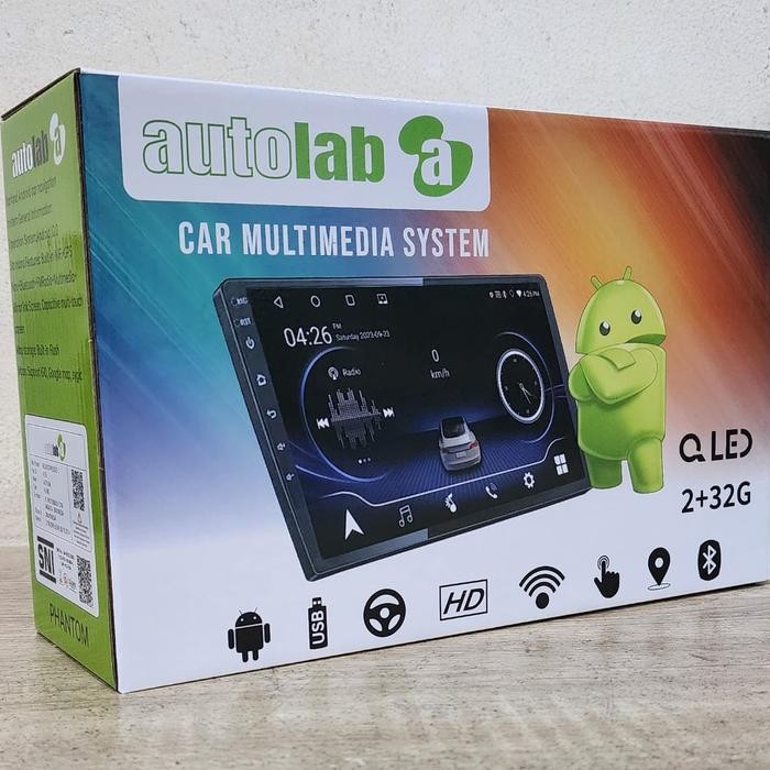 Terlaris Head Unit Android 9 Inch Autolab Al-888 Ram 2Gb / Rom Internal 32Gb
