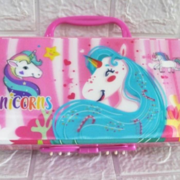 

Tempat pensil kode password 3 susun / Kotak pensil kode 3 tingkat