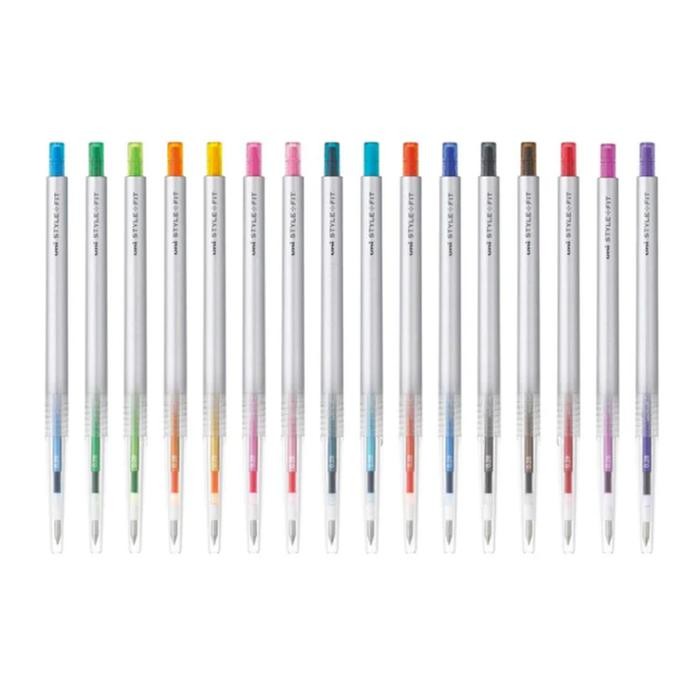 

Uni Style Fit Single Color Slim Gel Pen - 0.38 Mm Refillable