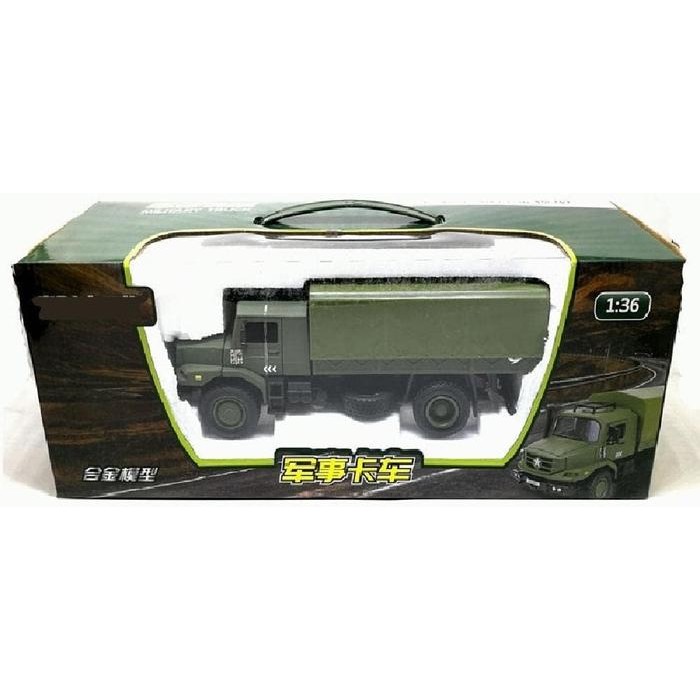 DIECAST MOBIL TRUCK MILITARY ARMY ALLOY 1: