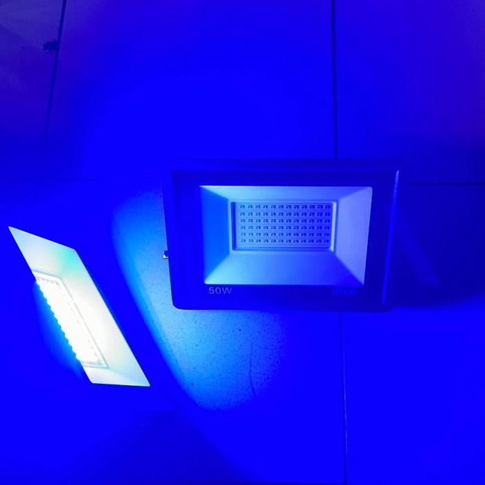 LAMPU SOROT LED WARNA WARNI 50W 50 WATT BIRU KUNING UNGU HIJAU