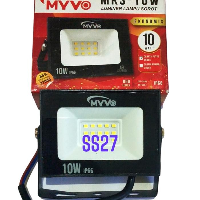 LAMPU LED SOROT MYVO / LAMPU TEMBAK CAHAYA PUTIH 10W - 50W