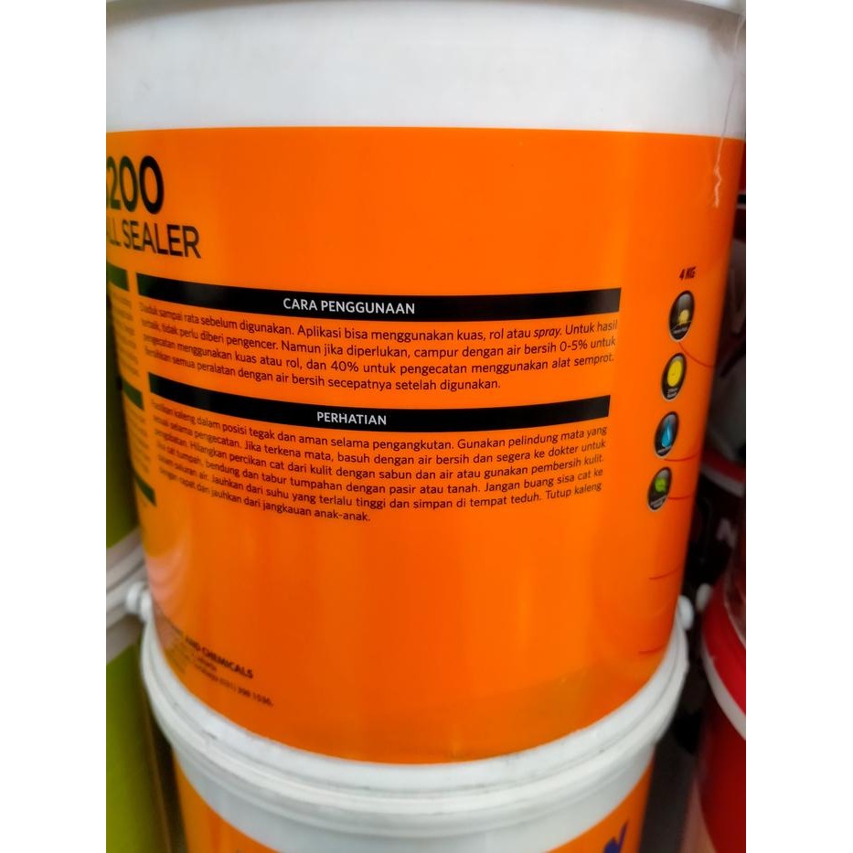 WALL SEALER CAT DASAR ALKALI NIPPON PAINT VINILEX 5200 PEL 25 KG/ 25KG